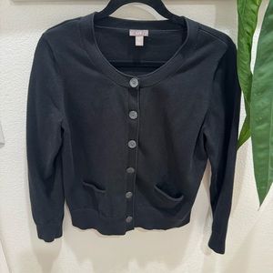J. Jill cardigan black size M petite